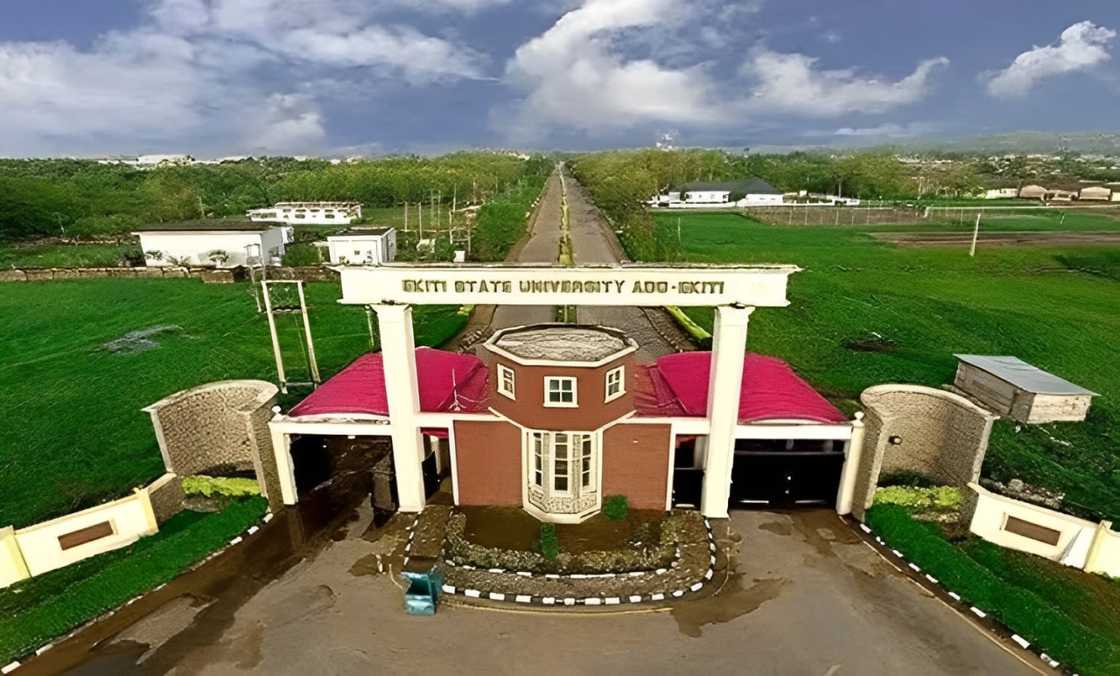 A view of Ekiti State University (EKSU) entrance A view of Ekiti State University (EKSU) entrance