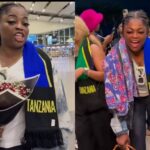 Funke Akindele arrives Tanzania