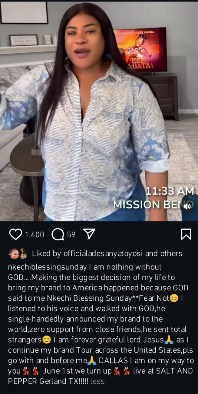 Nkechi Blessing makes biggest decision of her life