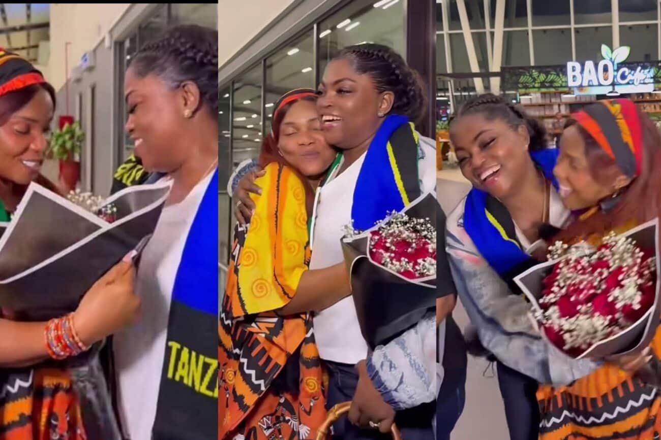 Iyabo Ojo welcomes Funke Akindele to Tanzania