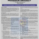 McPherson University Opens Application for Registrar Role