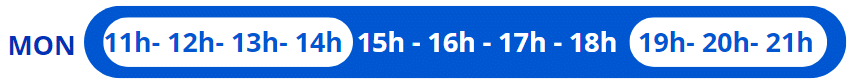 Best time to post on Facebook on Monday