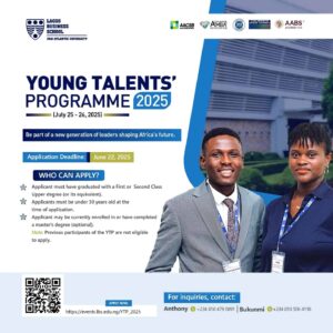 Lagos Business School LBS Young Talents Programme 2025