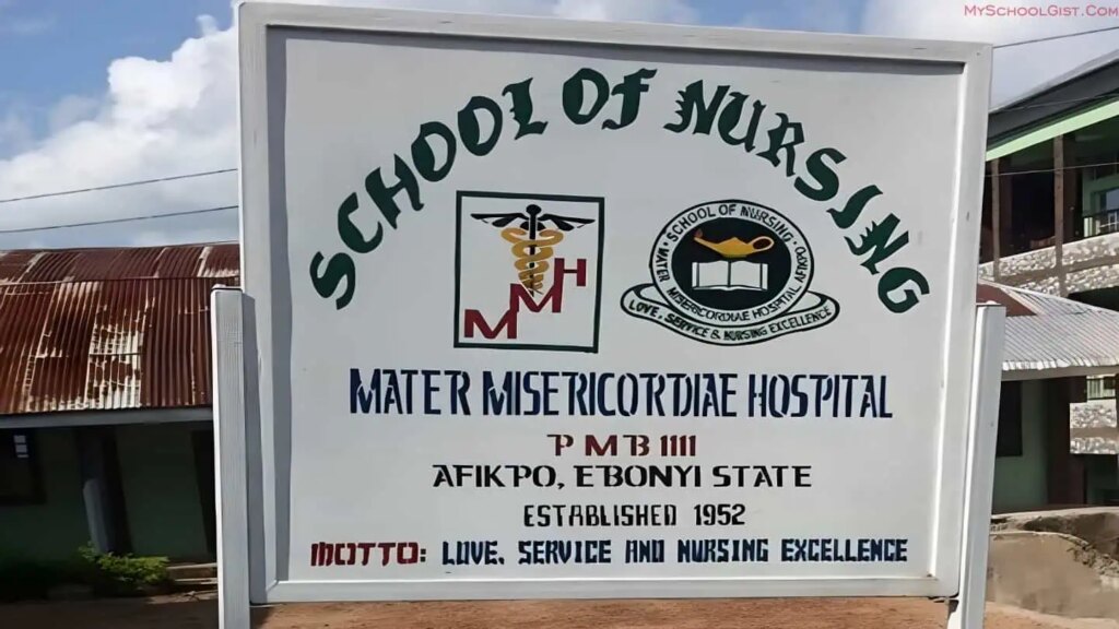 Mater Misericordiae College of Nursing Post UTME Form for 2025/2026 ND/HND Nursing Admission