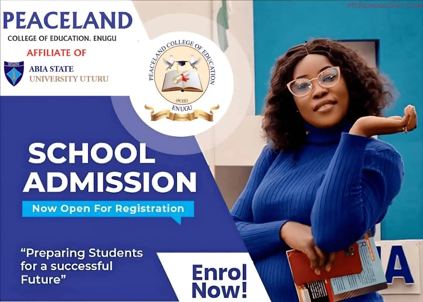 Peaceland College Opens 2025 NCE Post-UTME Admission