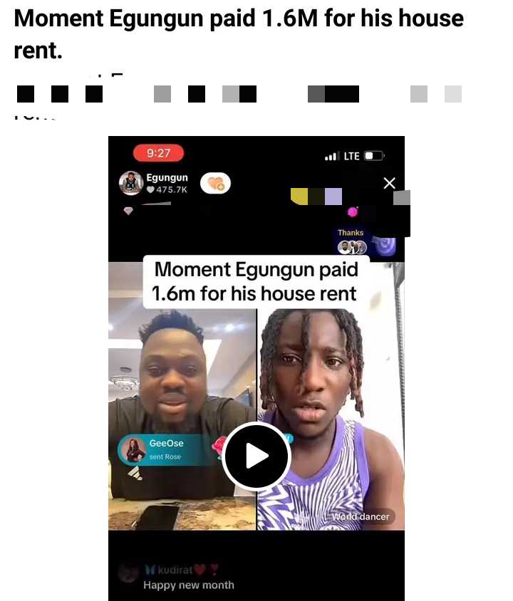 Egungun of Lagos Net Worth and How Much He is Making 20 Egungun TikTok live