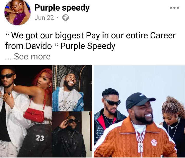 Purple Speedy Net worth, Cars, House 16 Purple Speedy and Davido