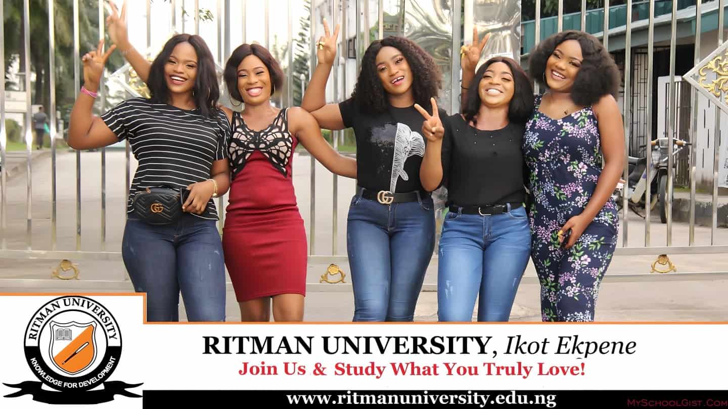 Ritman University Post-UTME/DE Form for 2025/2026 Admission 4 Ritman University Post-UTME/DE Screening for 2025/2026 Undergraduate Admission