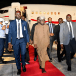 Photos: Tinubu arrives Brazil for BRICS summit