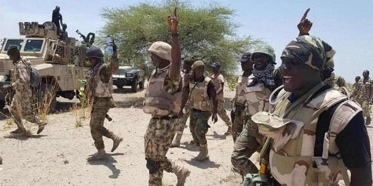 Nigerian Soldiers Catch Two NURTW Officials Transporting Consignment For Terrorists In Borno 1 Nigerian Soldiers Catch Two NURTW Officials Transporting Consignment For Terrorists In Borno